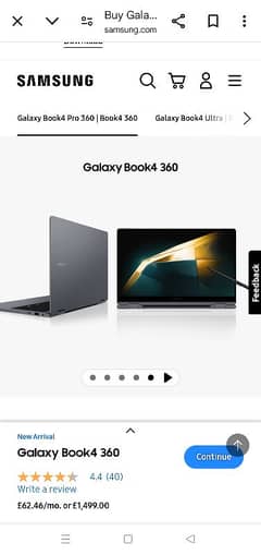 Samsung Book 4 360 15.6" inch