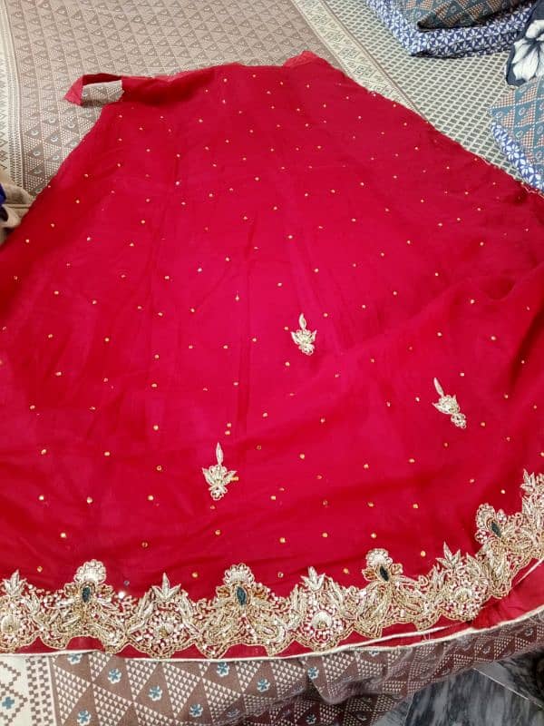 Wedding lehnga zari work 8