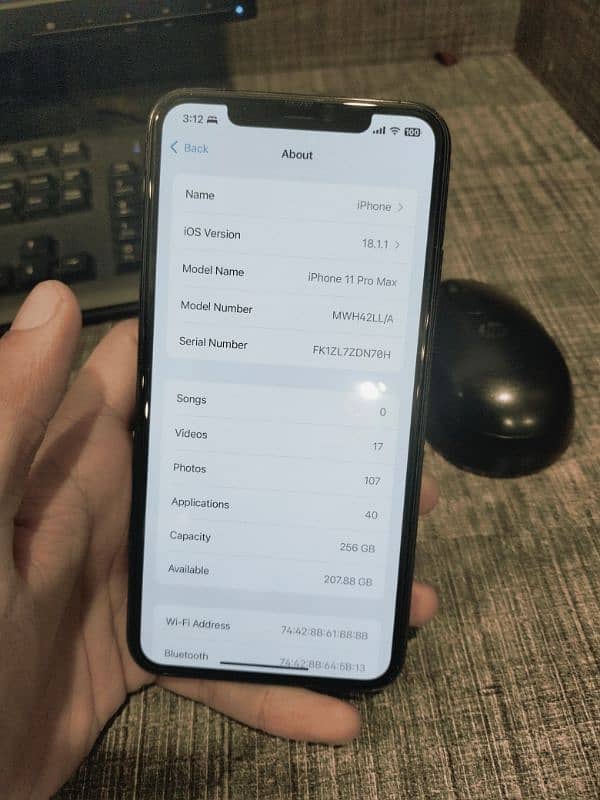 iphone 11 pro Max  256 GB (NoN PTA) 5