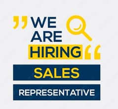 Job for sales representatives