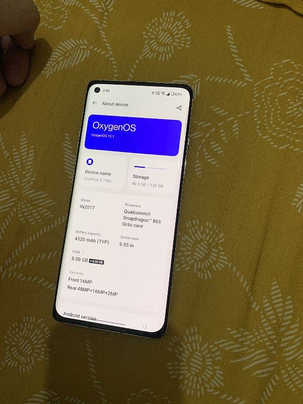 OnePlus 8 PTA approve no any foult PUBG lover 0