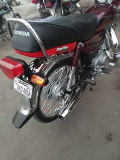 Honda 70 total original red colour documents clear hai