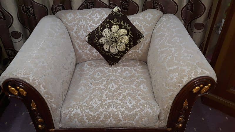 5 seater sofa set khakhi colour 5