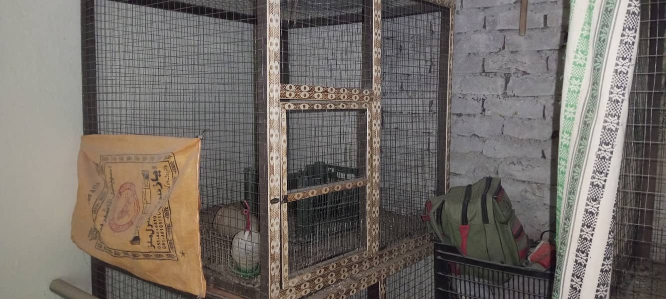 Wooden Cage | Pinjra for birds | Cage for birds 3