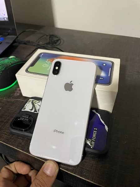 PTA Approved Iphone X. 64GB. 10/9.6 2