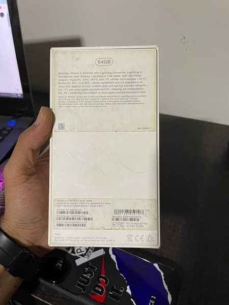 PTA Approved Iphone X. 64GB. 10/9.6 8