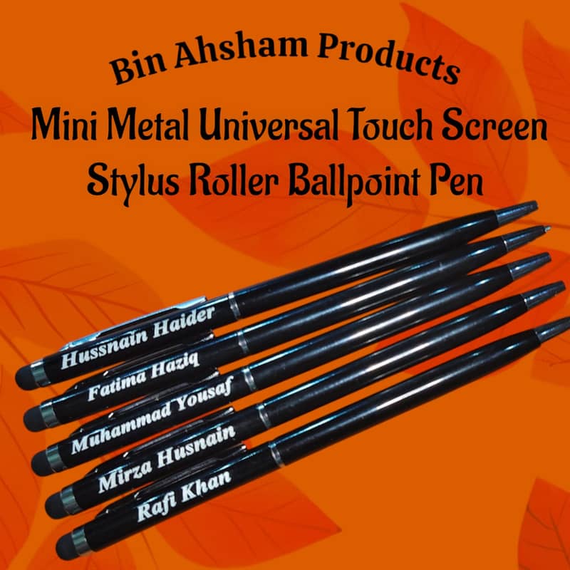 Metal Universal Touch screen Pen With Name Printing 1