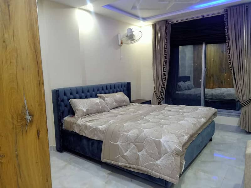 One bed Appartment Full Furnished For Rent Secter D BahriaTown Lahore 8