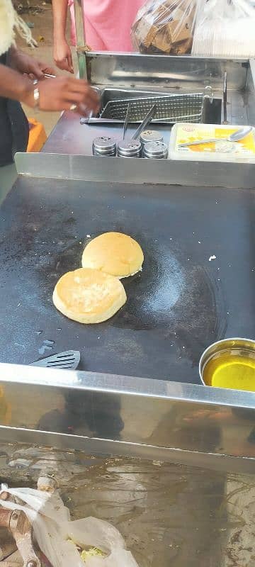 Fries stall with hot plate and gas cylinder and other things 3