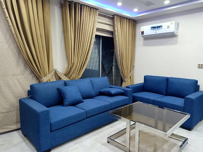 One bed Appartment Full Furnished For Rent Secter D BahriaTown Lahore 1