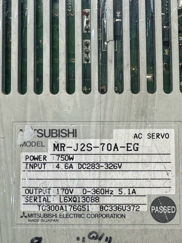 Mitsubishi Ac servo Motor Drive  | Drive  MR-J2S-70A | Motor Hc-kf s73 2