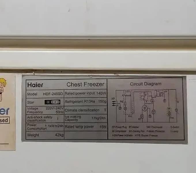 Haier Deep Freezer in Good Condition 0