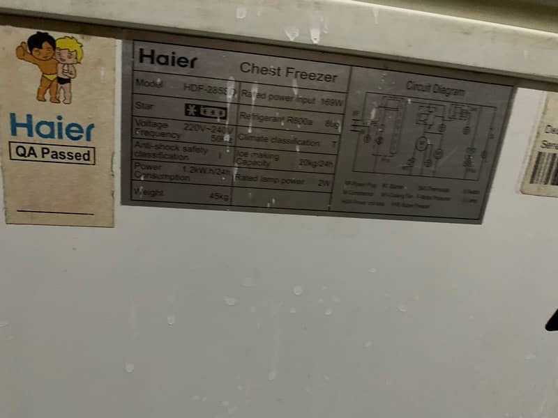 Haier Deep Freezer in Good Condition 13