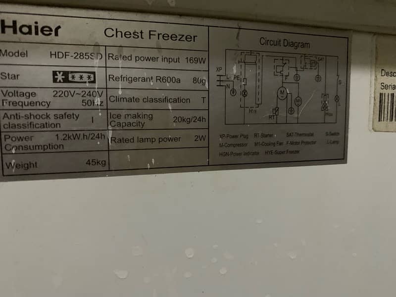 Haier Deep Freezer in Good Condition 17