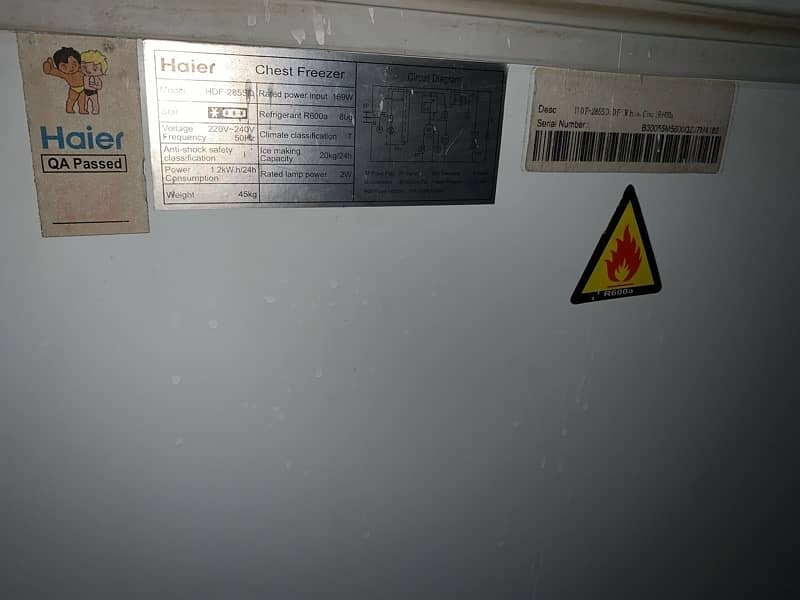 Haier Deep Freezer in Good Condition 18