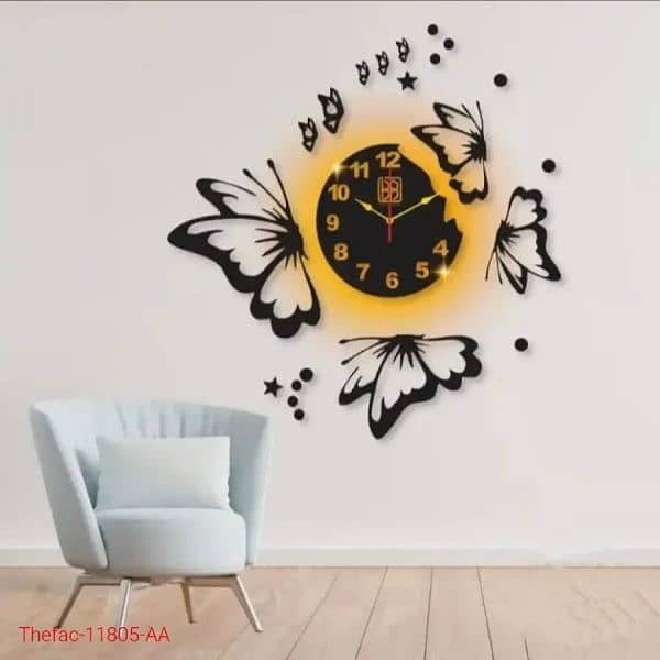 3D Wall Clock 0