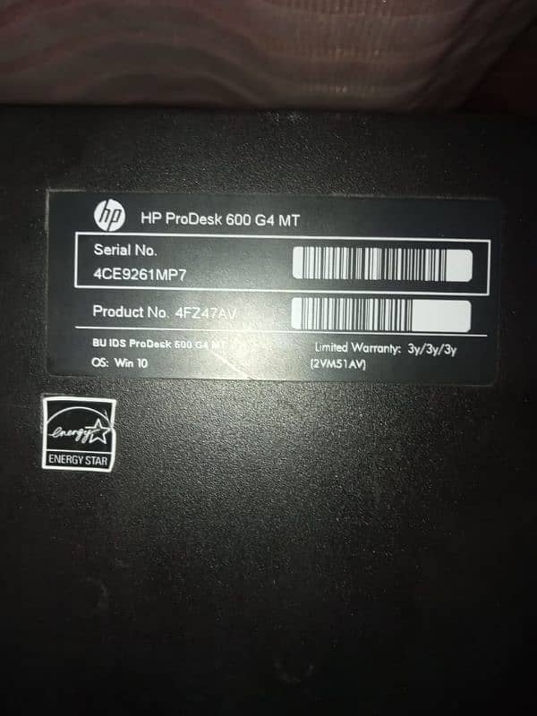 HP Prodesk 600 G4 MT 7