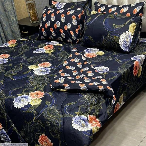 6pcs cotton salonica printed razai set 0