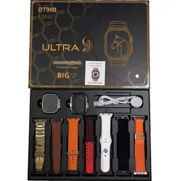 7 Strip Golden Smart Watch 6