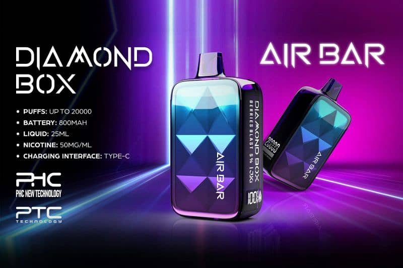 AIR BAR DIAMOND BOX DISPOSABLES VAP 20000 PUFFS VAP PODE 12