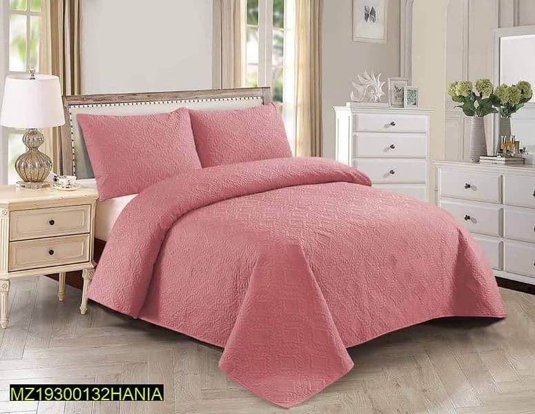 3 PCS cotton Double Bedspread 0