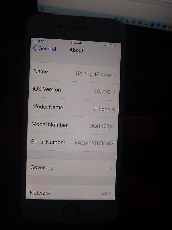 iPhone 8 256gb 96 battery health all ok 2