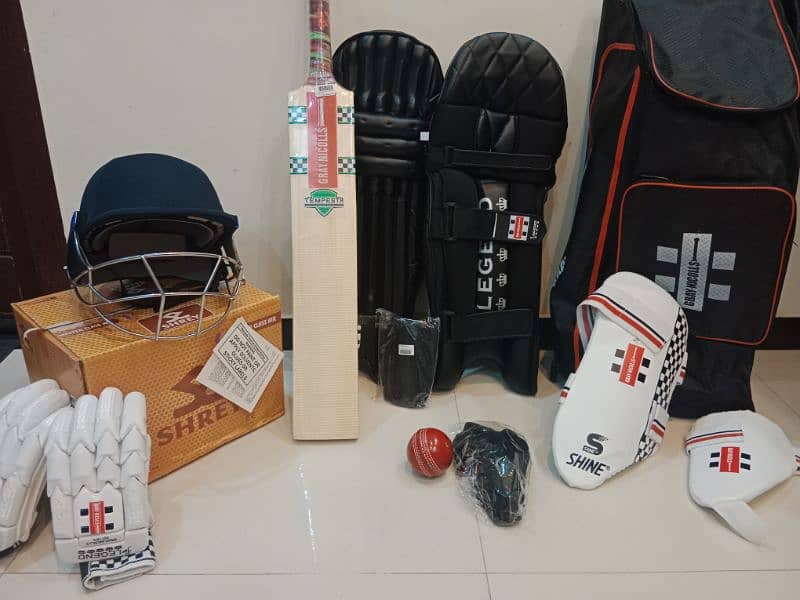 Gray nicolls legend black edition high quality hard ball kit 1