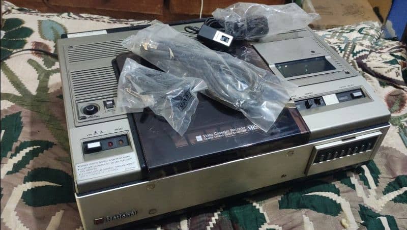 old model VCR National and Sony remote control  need service 0