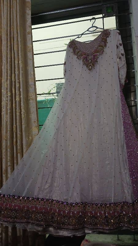 bridal maxi with dupatta 2