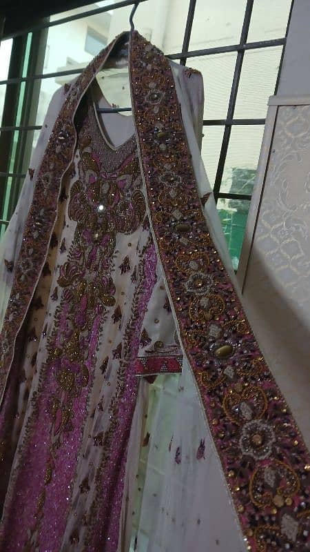 bridal maxi with dupatta 3