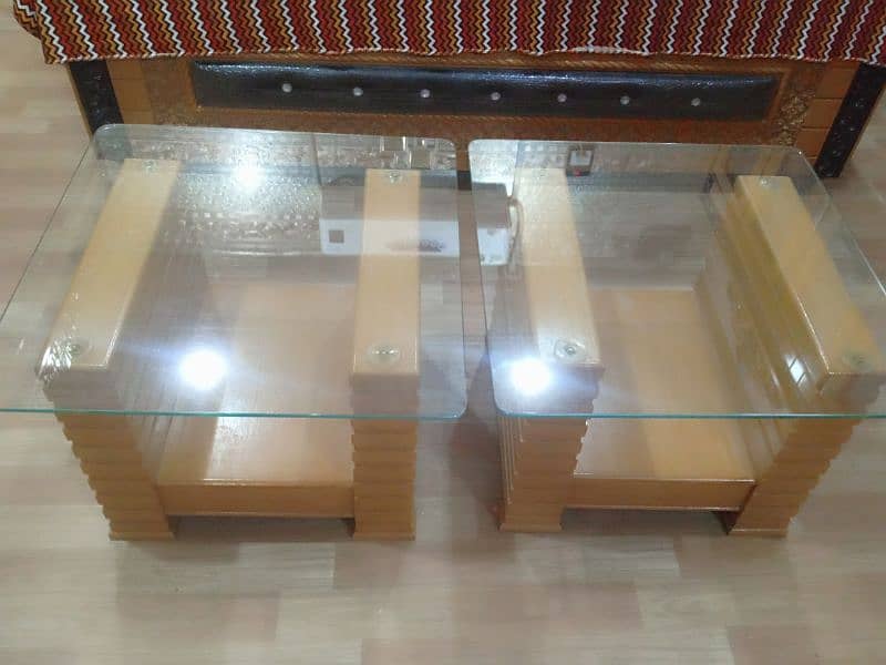 Three Tables With Glass 1