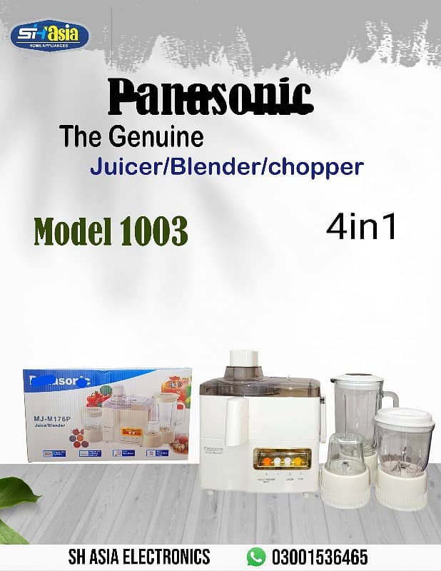 Juicer / Blender / chopper  Warranty 5 Year/ KENWOOD / DOWLANCE 0