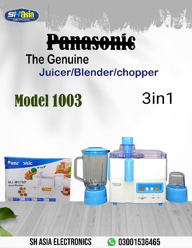 Juicer / Blender / chopper  Warranty 5 Year/ KENWOOD / DOWLANCE 4