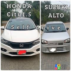 Rent a Car without driver/ Car rental/ self drive/ Honda City/ Alto/