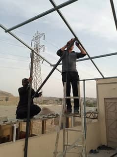 Solar Panels Structure Installation