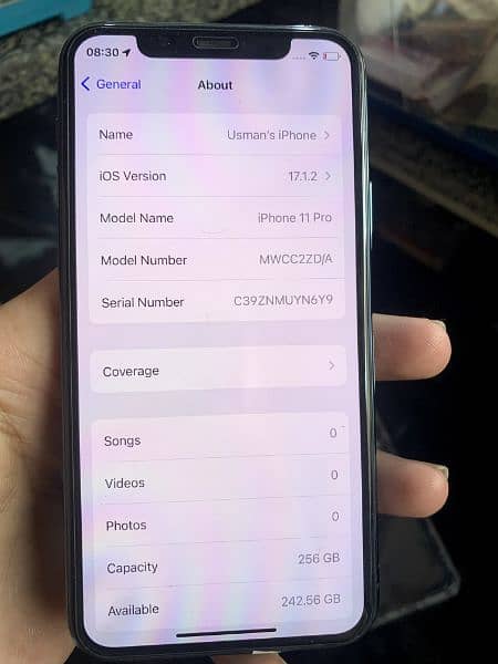 iPhone 11 pro 256 GB PTA approved 6