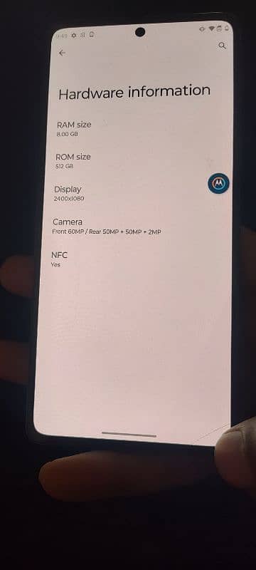 Motorola edge 30 pro 8 Gb 512 Gb Snapdragon 8gen 1 1