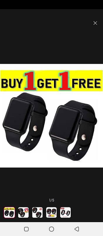 smart watch buy 1 get 1 free it is both for boys and women 2