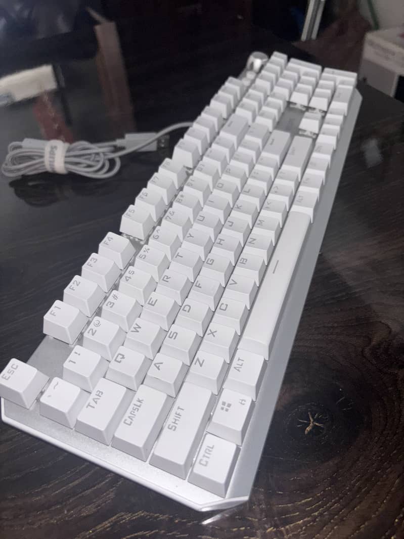 phillips white rgb mechanical keyboard 1