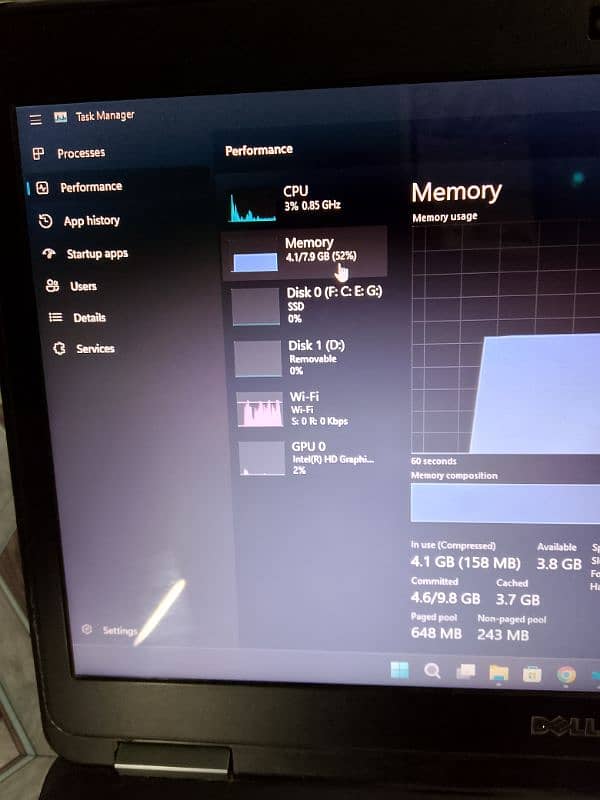 core i5 generation 4 8gb ram 128gb SSD windows 11 b smooth chlata he 4