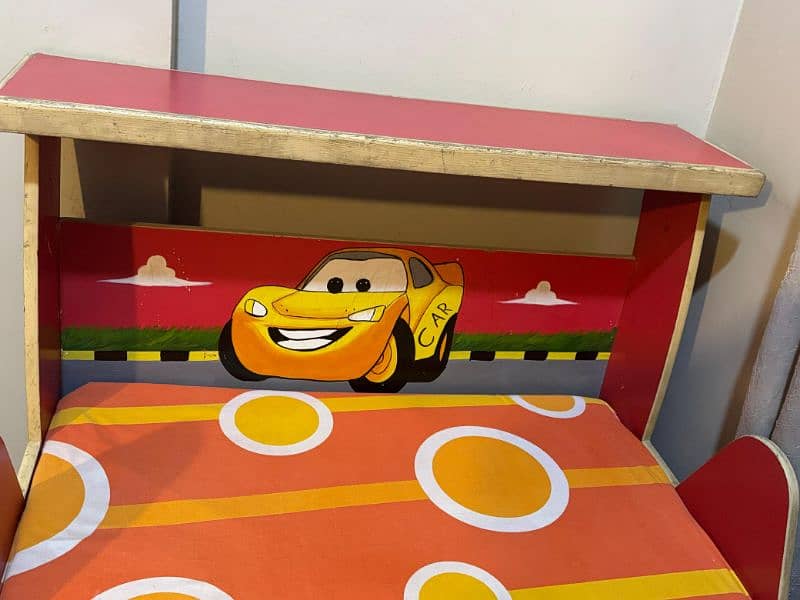 Car wooden kids bed for sell without mattress03242992461 3