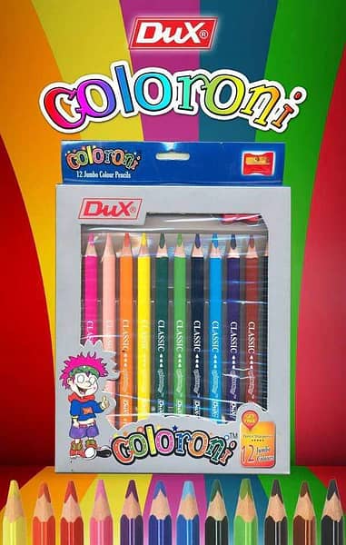 Dux Jumbo 12Color Pencil 1