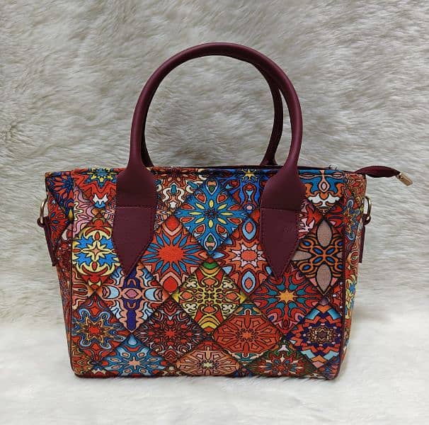 Printed hand bag 6