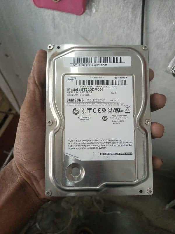 Samsung 320gb hard 0