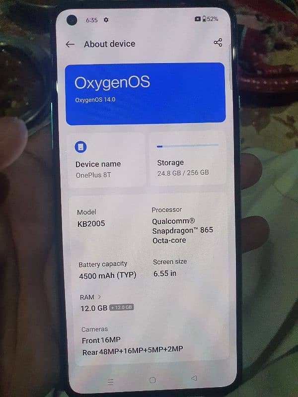 ONEPLUS 8T 12 256 10/10 8