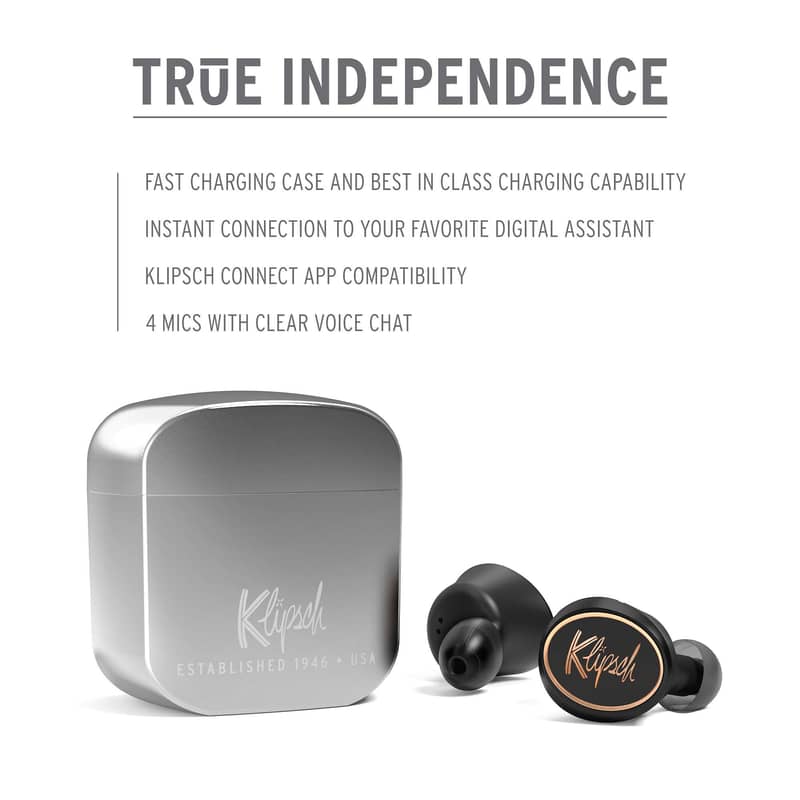 Klipsch T5 True Wireless Earbuds – Original, Sealed Box 1