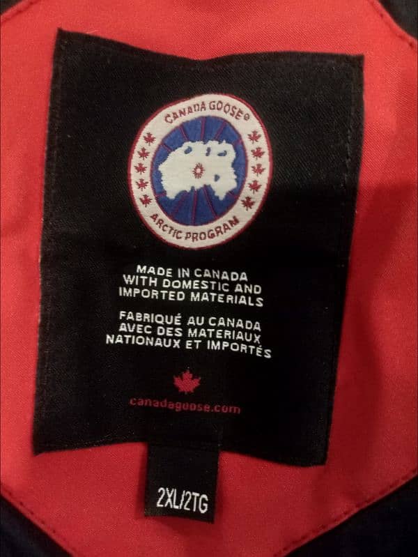 ORIGINAL CANADA GOOSE CHILLIWACK JACKET RED 2XL 0