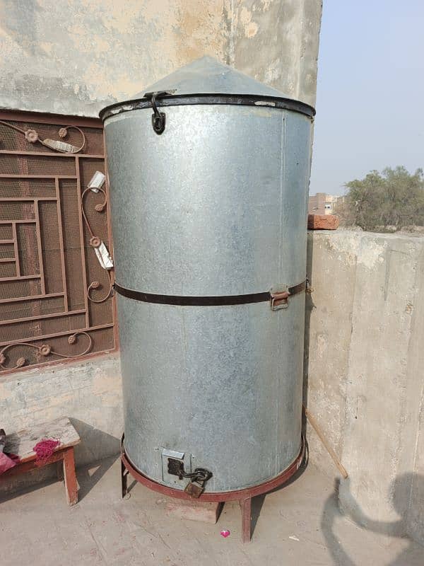 Wheat storage box with stand گندم ؛ ۔ 1