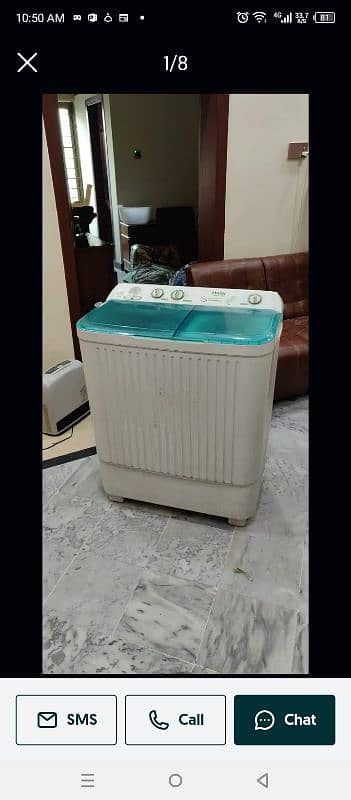 Haier Washing machine semi automatic condition 9/10 1