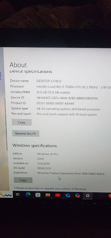 HP Spectre x360 (i7 7th Gen) for sale 4